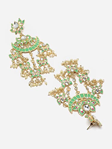 Stylish Traditional Kundan Earrings for Women