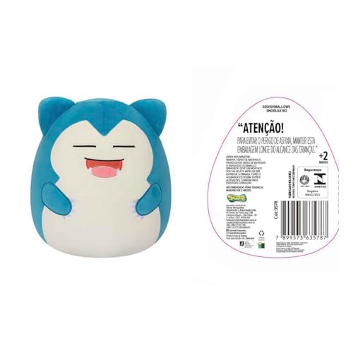 SUNNY, Squishmallows, Pelúcia do Snorlax, 25 cm
