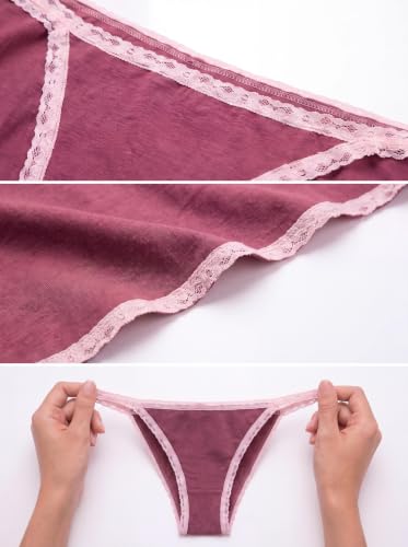 Image of Sexy Basics Womens String Bikini No Show Briefs