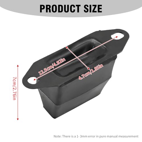 ZUDKSUY 2Pcs 3 Inches Rear Leaf Spring Bump Stops, Suspension Jounce Bumpers Replacement for Ram 1500 2500 3500 1997-2002, Replacement for Jeep Cherokee XJ 1987-2001 (3 Inches) by ZUDKSUY - Image 5