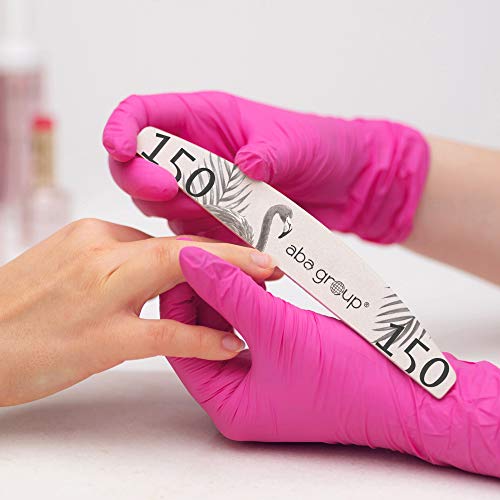 Aba Group Profi-Nagelfeile Halbmond in sicherer Verpackung, für Gel- und Acryl-Nägel, ideal für natürliche Maniküre… – Bild 7