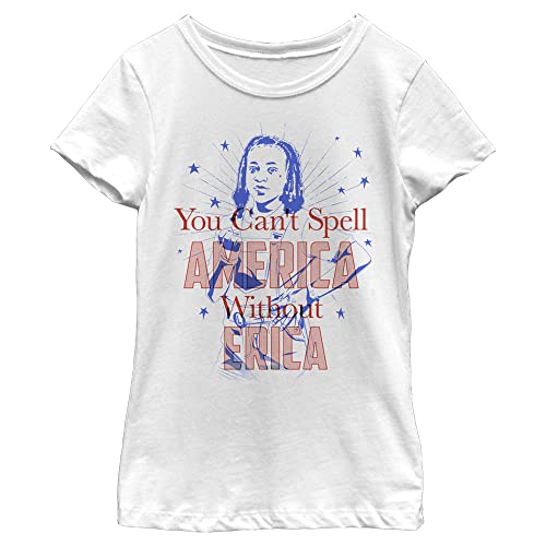 Netflix Stranger Things America Erica Girls Short Sleeve Tee Shirt