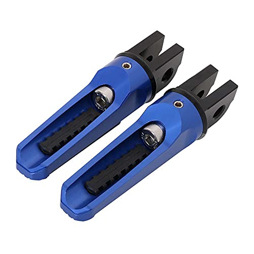 Motorcycle Front Foot Pegs Adjustable Footrest Pedal Cnc For Yzf R1 Yzf-R1 2002-2019 Yzf R6 Yzf-R6 2003-2019 Yzf-R1M 2017-2020 Blue #TOP3