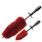 SPEED MASTER Wheel Brush (Combo Brushes) | Memory Foam Bristles | Safe on All Wheel Types | Clean Your Wheels with Ease!