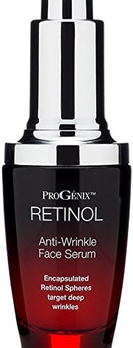 Progenix Professional Skin Care Retinol Face Serum Skin Care Booster. Anti-Wrinkle Facial Serum Targets Deep Wrinkles & Dark Spots. 1 Fl Oz