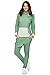 Produktbild Tazzio Damen Sportanzug Trainingsanzug Jogginganzug Sportanzug Jumpsuit Sporthose Fitness Jacke Hose Rundhals Sweatshirt Sports Obenteile Mode Hose Langarm Pullover Grün M