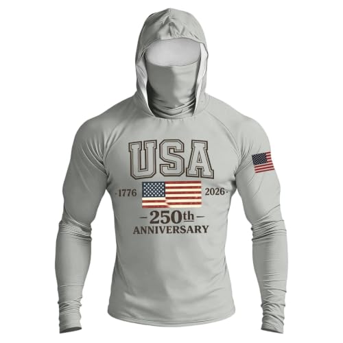 Ropa anti UV hombre con capucha para mayores de 50 años en talla grande