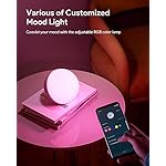 Hifree Smart Table Lamp, Dimmable Desk Lamp with App/Voice Control, LED RGB Color Changing Touch Lamp, Night Light for Bedroom Compatible with Alexa - Image 4