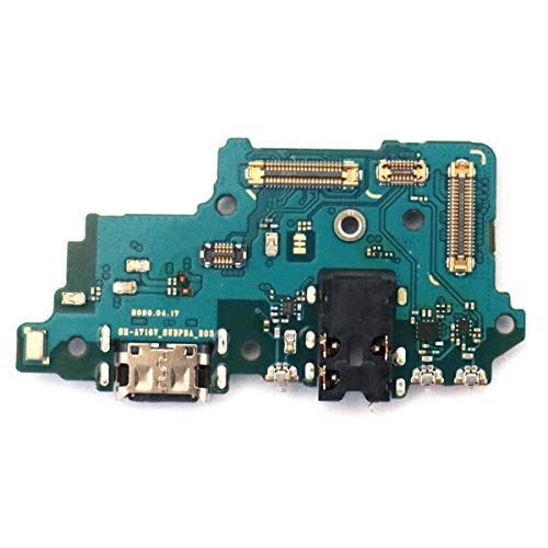 USB Charger Charging Port Dock Connector Ribbon Flex Cable Mic Board Replacement 3.5mm Audio Jack Compatible with Galaxy A71 2019 A715U A715