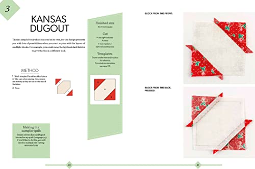 Hand-Stitched Quilts: Choose from 27 block designs and hand-piece your own unique quilts - Image 4