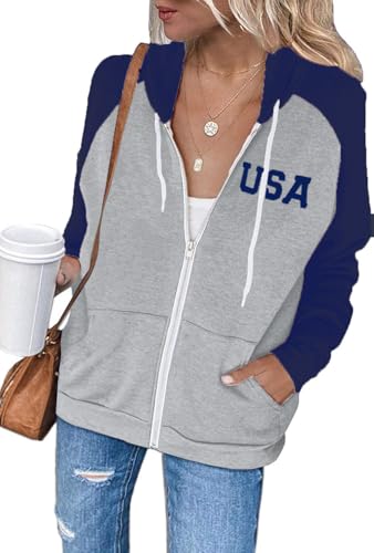 Ezbelle Women's Long Sleeve Hoodie Sweatshirt Full...