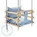 Produktbild MAMOI Babyschaukel, Kinderschaukel, Schaukel für Kinder Schaukel 3 in 1 + SICHERHEITSGURT, Kleinkindschaukel, Baby schaukel und Schaukelsitz, Kinder schaukel Holz Indoor Outdoor