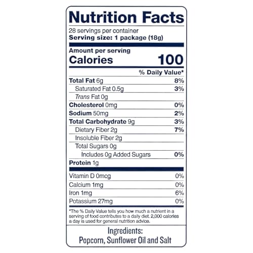 Image of Skinny Pop Popcorn, 0.65 oz, 28-count