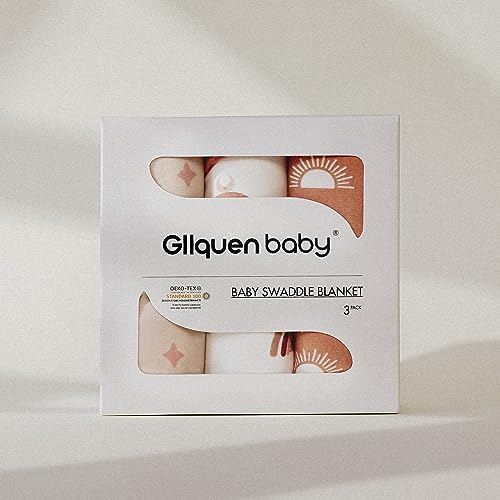 Pacote com 3 sacos de dormir orgânicos para recém-nascidos – Cueiros para bebês de 0 a 3 meses, saco