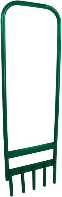 Oypla Hollow Tine 5 Spike Hand Lawn Grass Soil Aerator Outdoor Garden
