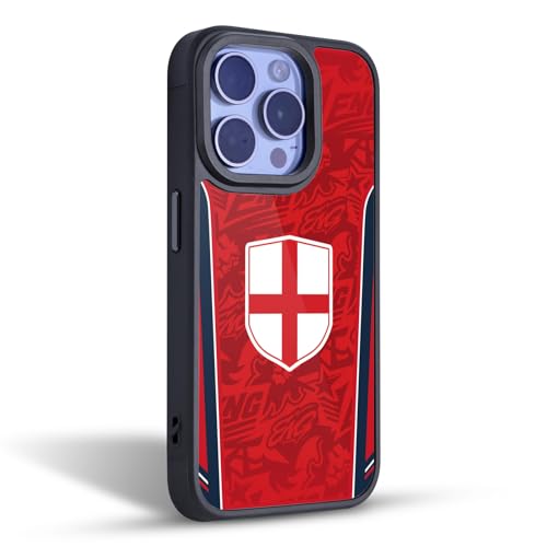 Coque silicone iPhone 17 Pro Angleterre antichoc drapeau foot St George
