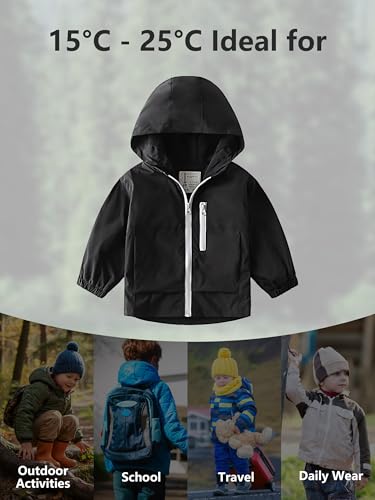 Image of Toddler Boy Fall Winter Windbreaker Fleece Jacket