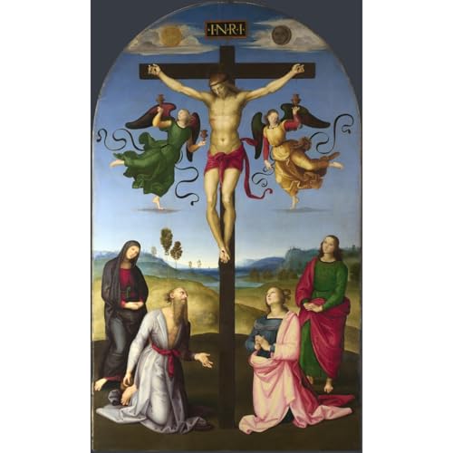 Toile Raphael Crucifixion du Monde 76x101 cm pour sublimer votre décoration de chambre à coucher