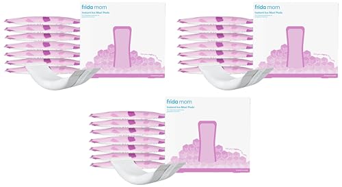 Image of Frida Mom 2-in-1 Postpartum Pads, Absorbent Perineal Ice Maxi Pads, Instant Cold Therapy Packs and Maternity Pad in One (Pack of 3)