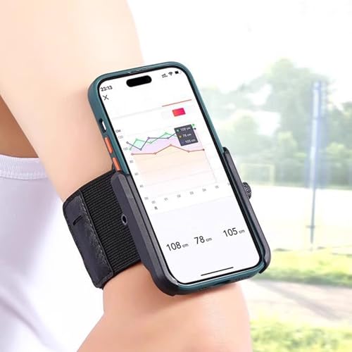 Support de téléphone portable avec brassard de sport réglable solide