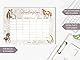 Pferde Stundenplan magnetisch abwischbar für Kühlschrank und Whiteboard, Boho Pony Wochenplaner Mädchen Geschenk zur Einschulung (Magnetischer Stundenplan inkl. Stift)