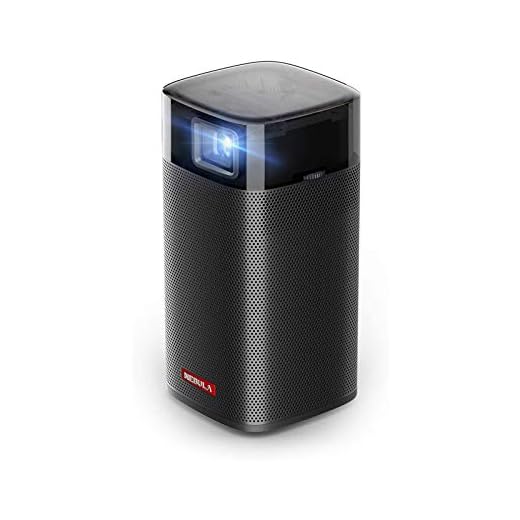 Anker Nebula Apollo, Wi-Fi Mini Projector, 200 ANSI Lumen Portable Projector, 6W Speaker, Movie Projector, 100 Inch Picture, 4-Hour Video Playtime, Outdoor Projector—Watch Anywhere