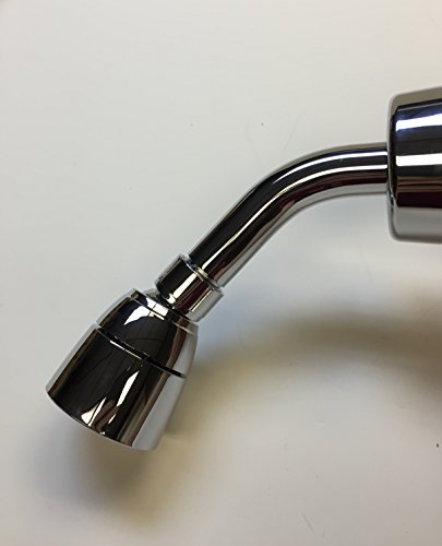 Bundle - 2 Items: Stonecrest Dual Control 4" Non-Metallic Shower Faucet Valve And Non-Metallic Shower Head Kit. Chrome Finish #TOP6