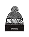 New Era NFL Denver Broncos 2016 Sport Knit Beanie, One Size, Black/White