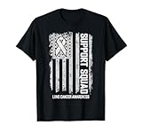Lung Cancer Shirts Support Squad Lung Cancer Awareness T-Shirt