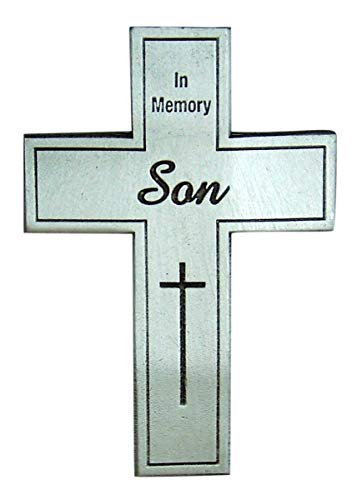 Wowser in Memory of Son Memorial Motif Car Auto Visor Clip, 2 1/2 Inch