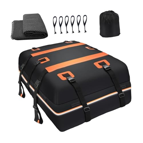 MagiDeal Car Roof Bag Rooftop Cargo Carrier Universal Sturdy Automobile Luggage Bag 20 Cubic Feet for All Vehicle with or without Rack