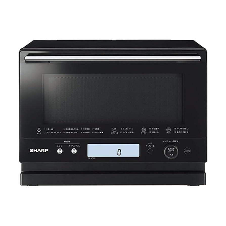極美品　シャープ 過熱水蒸気オーブンレンジ 23L ブラック RE-SS8C-B Amazon | RE-WF233-B(ブラック系) PLAINLY 過熱水蒸気オーブン