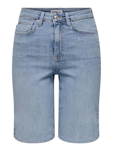 Shorts en jean ONLY Onlmadison femme short taille haute bleu délavé