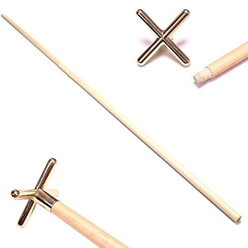 IRIS Cross Bridge Head Golden Brass Metal Bridge Head Screw On for Most Billiard/Pool Cue Sticks. (Golden) 4