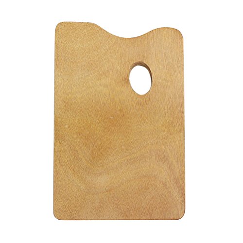 Oil Painting Palette Wooden Color Square Professional Oil Acrylic Paint Drawing Palette Art Supplies 30x40cm