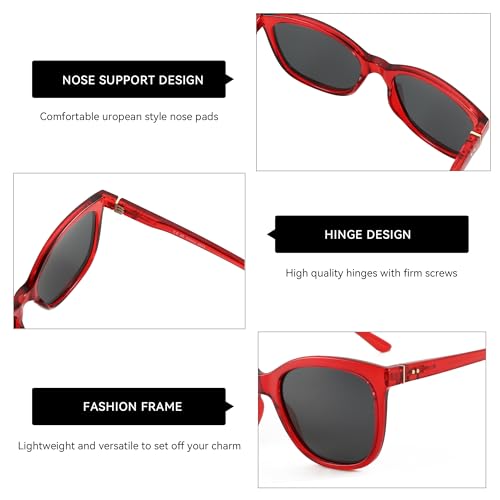 ZENOTTIC Polarized Sunglasses for Women UV400 Protection Retro Cute Fashion Cateye Sun Glasses3