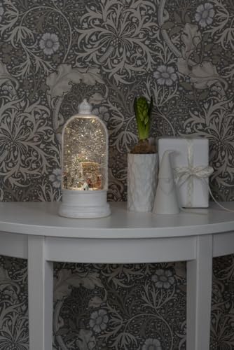 Globo de nieve LED de Londres con función giratoria y temporizador para interior 6