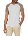Produktbild Urban Classics Herren Raglan Contrast Tee T-Shirt, grey/army green, S