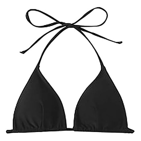 POLPqeD Triangle Bikini Top Women Parte Superior de Bikini Mujer Bañador Partes de Arriba Top Bralette de Bikinis de Triángulo Top De Bikini Sin Relleno Liso Cover
