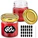 Cieex Kleine Einmachgläser mit Schraubdeckel, 24 Kleine Marmeladengläser 40ml mit Etiketten & Stift, Minigläser für Marmelade und Honig Partygeschenke ml Glas günstig Kaufen-Cieex Kleine Einmachgläser mit Schraubdeckel, 24 Kleine Marmeladengläser 40ml mit Etiketten & Stift, Minigläser für Marmelade und Honig Partygeschenke