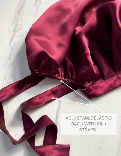 Image of Atrube's Satin Bonnet for Curly Hair | Silk Bonnet for Hair | Combo Pack of 2 Satin Pillowcases 3 Silk Scrunchies Adjustable HairCap