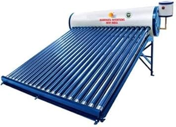 Mandhata Inventions 300 LPD ETC Solar Water Heater With 58 Mm,24 Nos. Tube- Blue (15 YEARS WARRANTY)