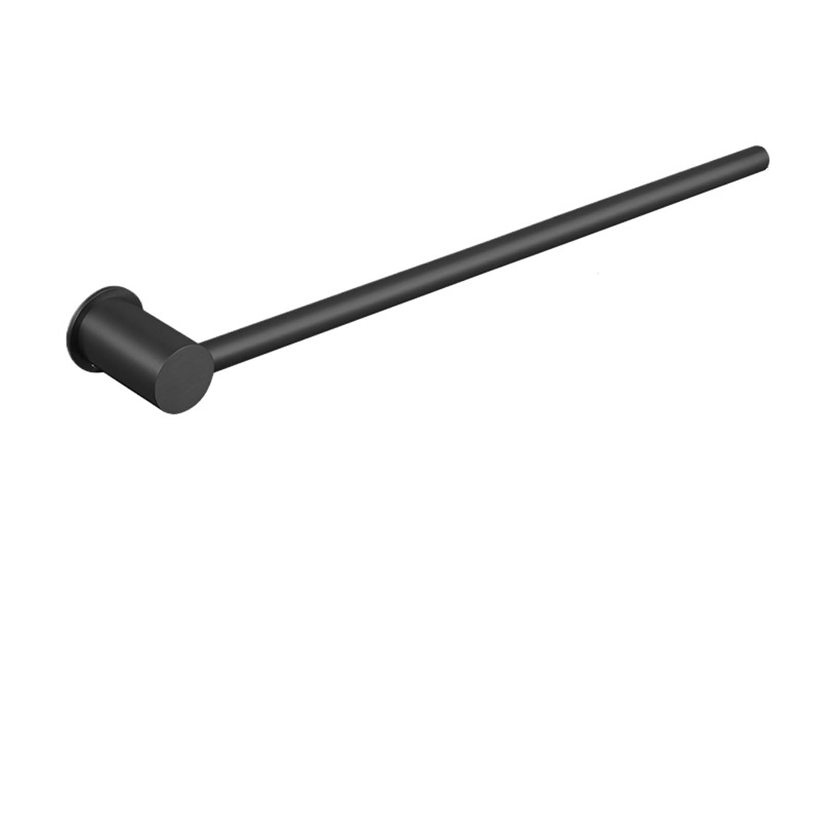 Towel Bar Double Bath Towel Rod Brass Wall Mounted Bath Towel Storage Organizer Bathroom Towel Hanger Towel Rack Bathroom Accessories(Black 50cm)