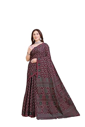 Image of TAMAIRA FASHION Mulmul Pure Cotton Saree For Woman |Office Wear Daily Wear Daily Wear Sarees For Women Without Blouse Piece(Available in 12 Colours)