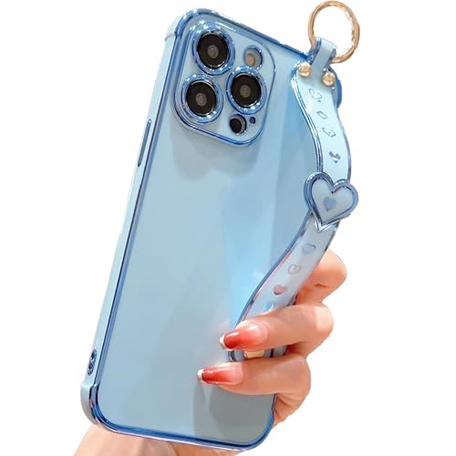 Coque iPhone 13 Pro Max bleu paix pour le quotidien des femmes actives