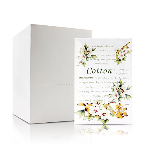 Scented Sachets for Drawer and Closet, Lot of 12 Pieces Inside. (Cotton)
