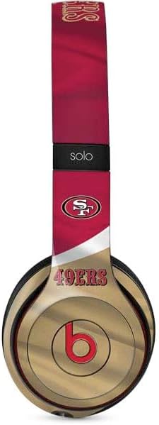 Skinit Decal Audio Skin Compatible with Beats Solo 3 Wireless - Officially Licensed NFL San Francisco 49ers Zone Block Design