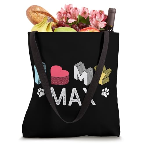 Bolsa Tote para Amantes de Mascotas con Nombre Personalizado miniatura 4