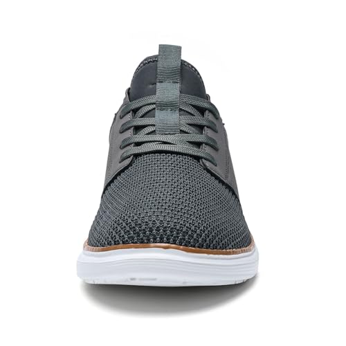 Image of Wearbreeze Men's Business Casual Oxford Sneakers - Lightweight Lace-Up Dress Shoes for Work, Travel & Daily Commute