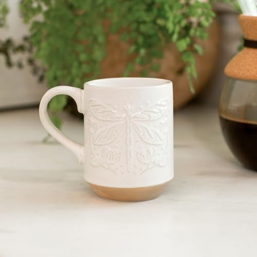 Taza Fringe Studio Stoneware 12 oz Dragonfly miniatura 5